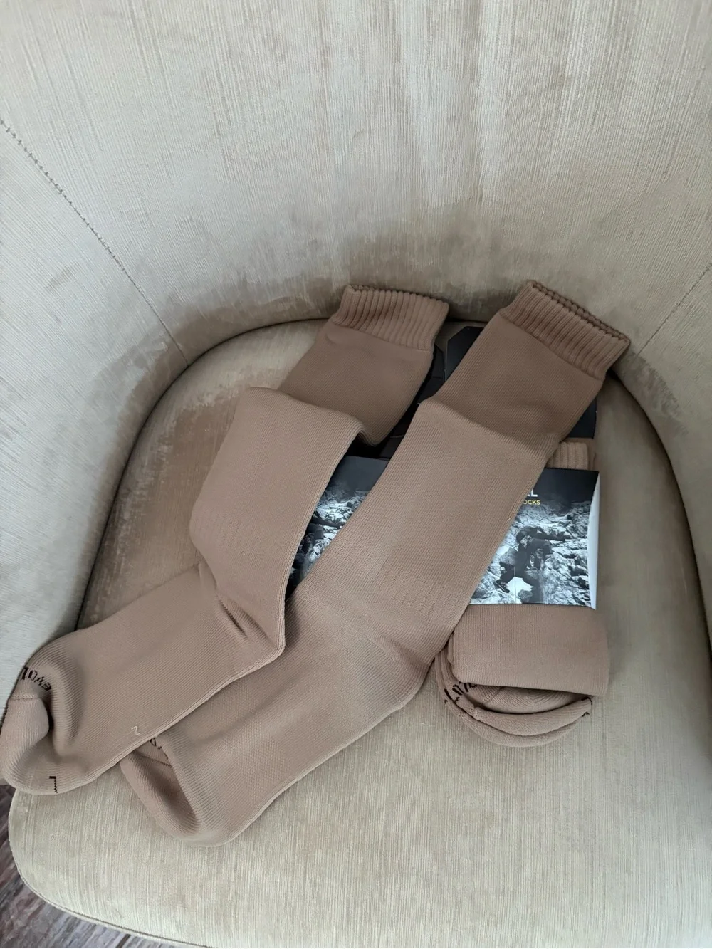 Evolution Socks Thermal Technical Socks Large Beige Hiking